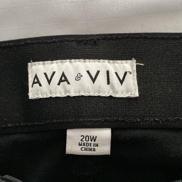 Ava and viv black skinny stretch jeans - Picture 3 of 5